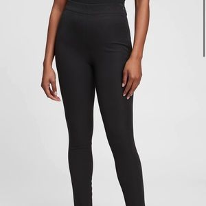 Gap bi stretch black leggings pants 8 NEW
